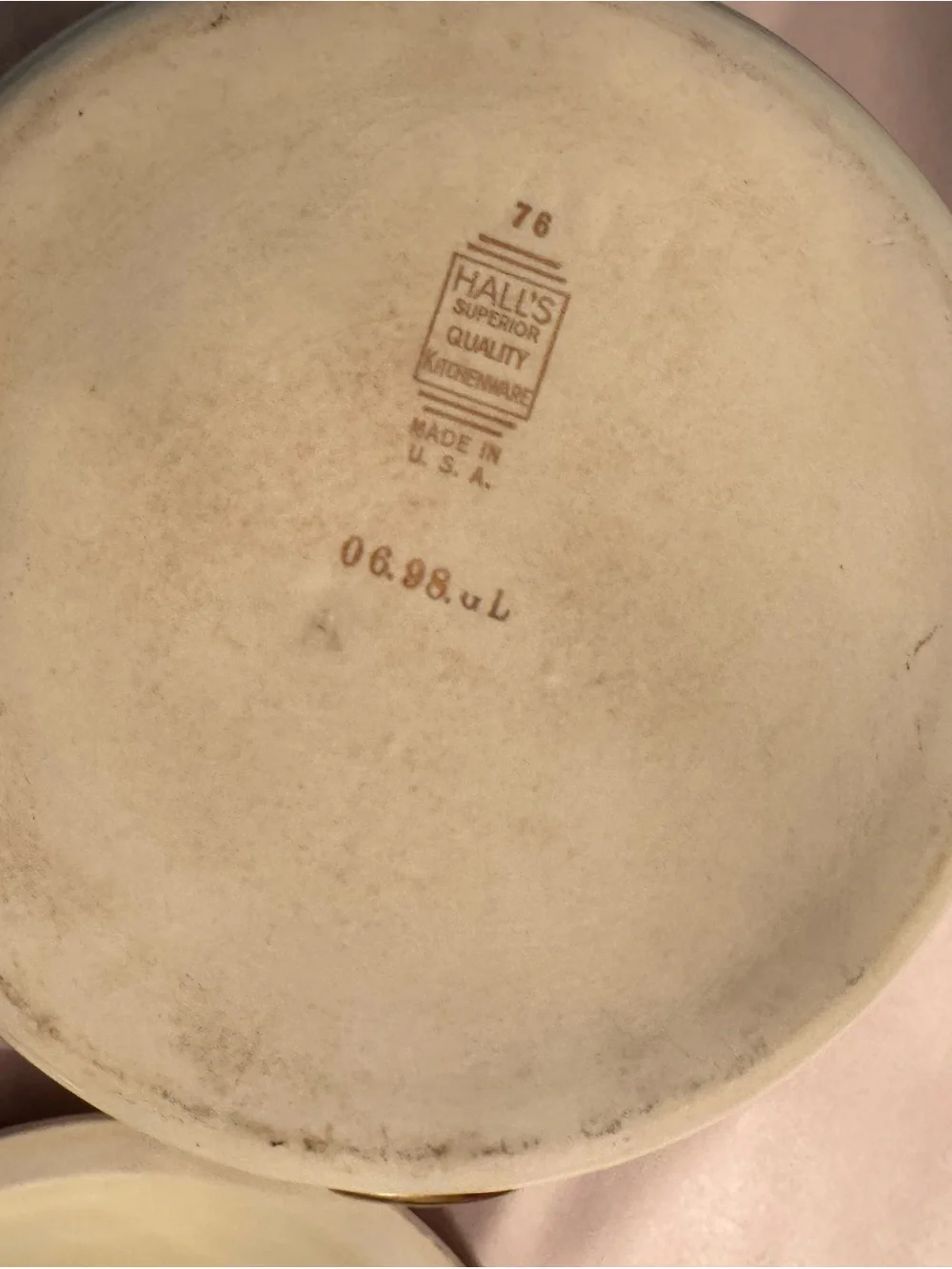 Vintage Hall’s Superior Quality Kitchenware 10” Covered Casserole Dish